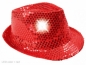 Preview: Current Glitter Trilby Hat with LED technology silver blue red gold  black