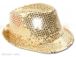 Preview: Current Glitter Trilby Hat with LED technology silver blue red gold  black