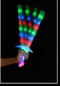 Preview: LED LASER CRUSADER Sword LIGHT SWORD 75 cm long LED red green and blue rgb