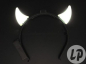 Preview: LED Licht Hoerner Teufels Hörner Teufelshörner ROT GRÜN PINK BLAU MULTICOLOR Blink Bock Horn