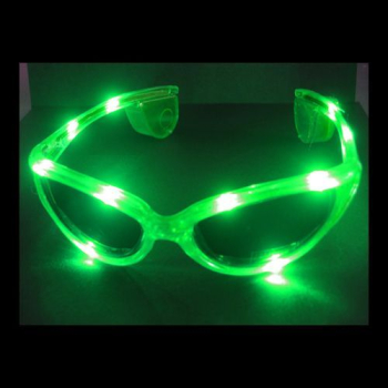 LED Brille rot Blinkbrille leuchtbrille Partybrile ledbrille blinke licht kostüm
