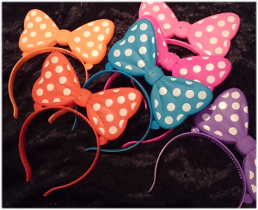 Preview: led.lezcht.fliege.schleife.bunny