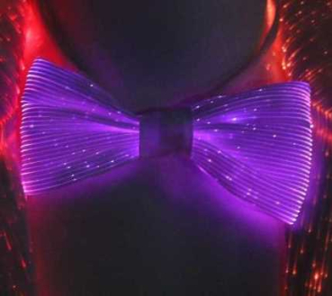 Preview: led rgb fibre bow tie