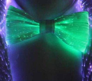 Preview: led rgb fibre bow tie