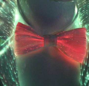 Preview: led rgb fibre bow tie