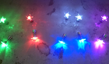led earring star