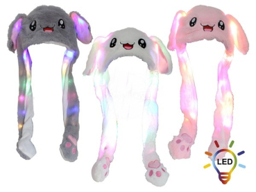 LED wobble beanie bunny rental cuddle hat approx. 60 cm x 20 cm