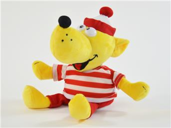 Hösti Laber-Bärchen yellow, who parrots everything, including batteries