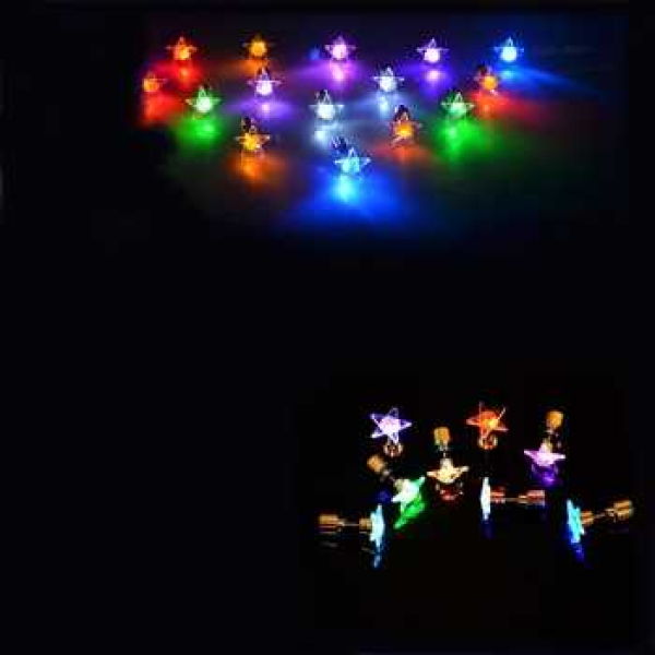 led earring star