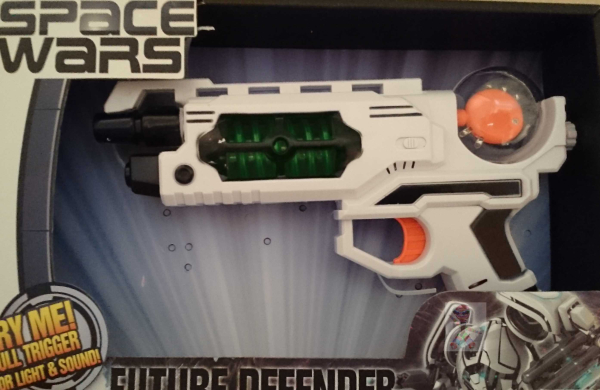 Spiel-Set Licht-Schwert Laser-Pistole Maske Schild Sound Armband-Uhr Space Wars 