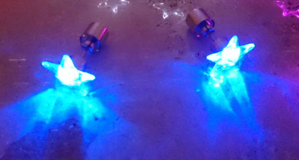 led earring star