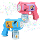 LED SOAP BLOWING BAR  Bubble Gun bazooka bubble wonder pink blue with light